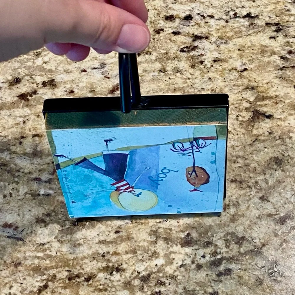 Beautiful Decorative Wood and Metal Children’s Clothing/Coat Hook